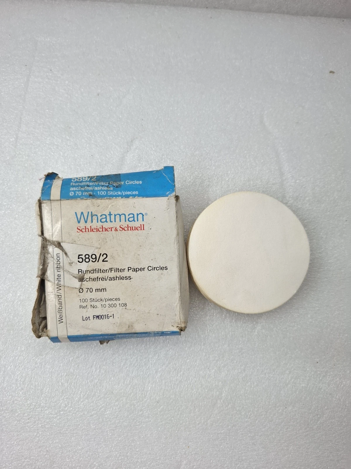 SCHLEICHER & SCHUELL WHATMAN 70MM RUNDFILTER/FILTER PAPERS CIRCLES